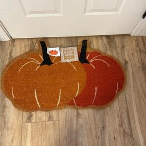 NEW Welcome to Home Pumpkin Shaped Doormat